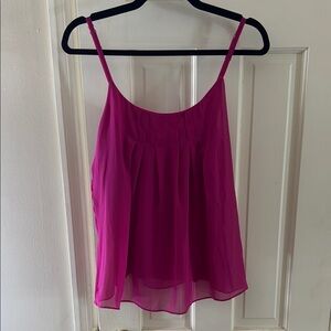 New York & Company Pink Flowy Camisole
